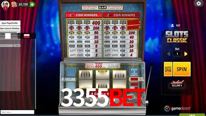 Descubra o Mundo do Cassino Online com 3355BET